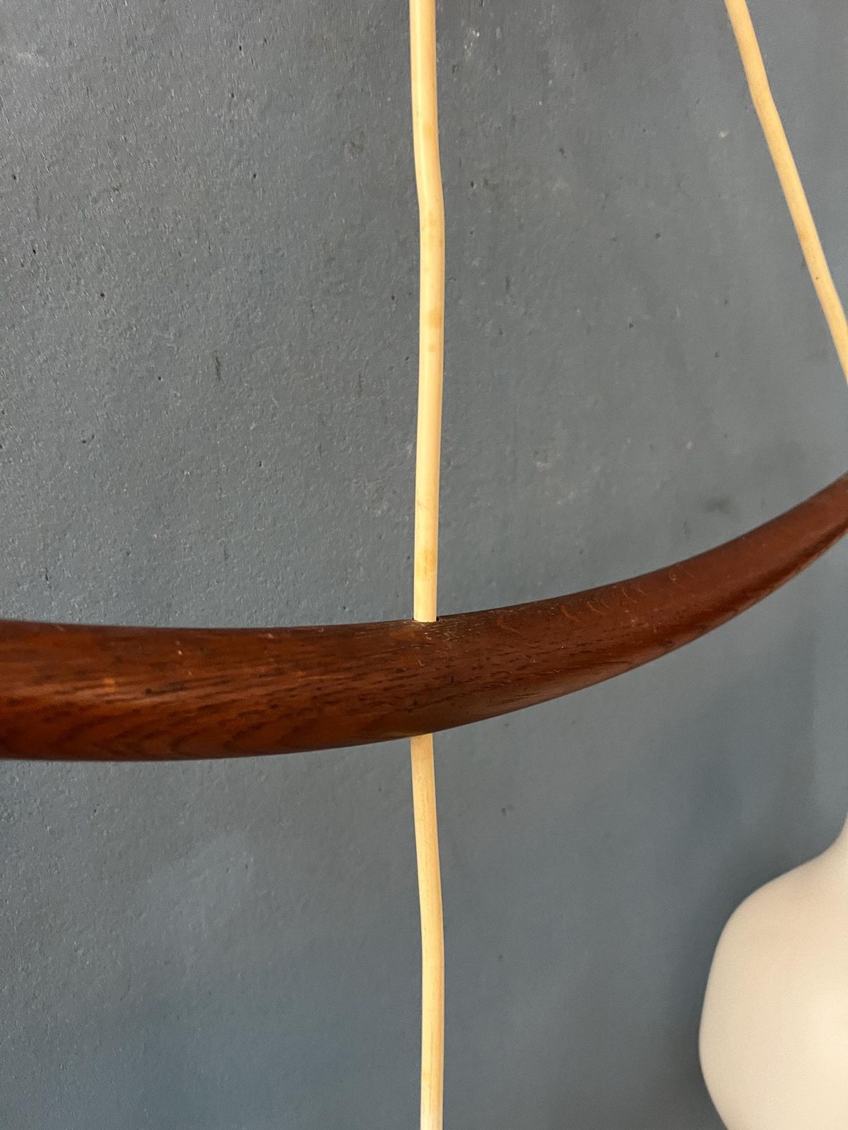 photo furniture Teak Wood Opaline Glass Chandelier 512 By Uno & östen Kristiansson For Luxus Sweden
