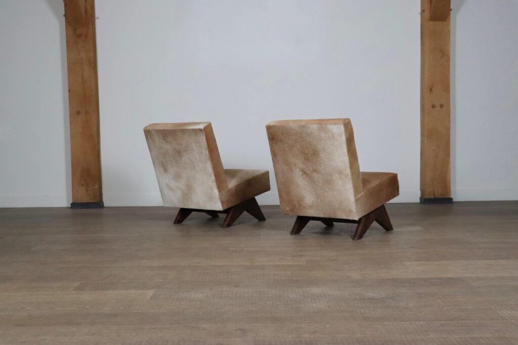 photo furniture Pair Of Pierre Jeanneret ‘Fireside’ Chairs, Model No. Pj Si 36 A
