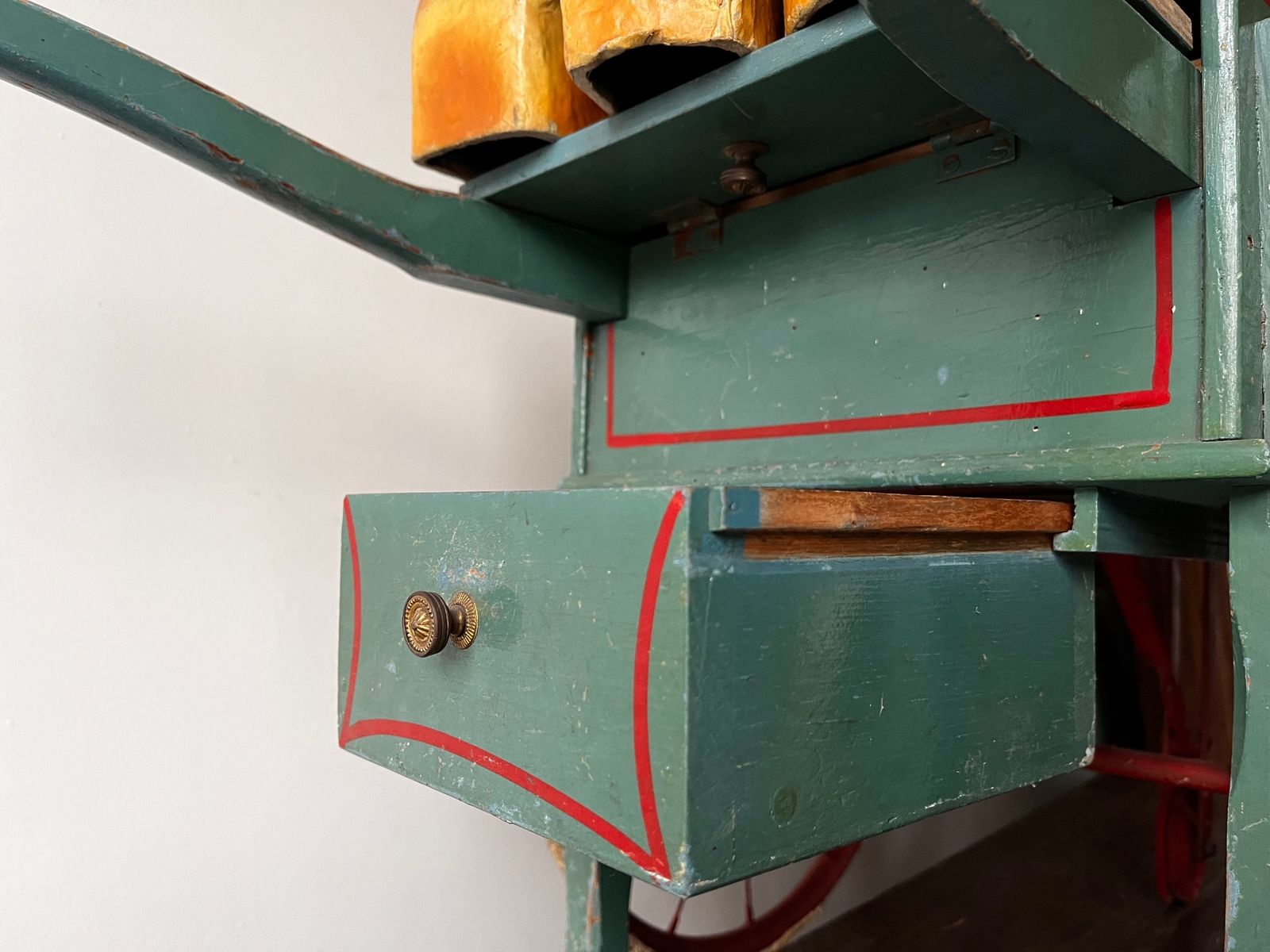 photo furniture Original Circa 1930s Triang Bakers Confectioner Wooden Childrens Cart