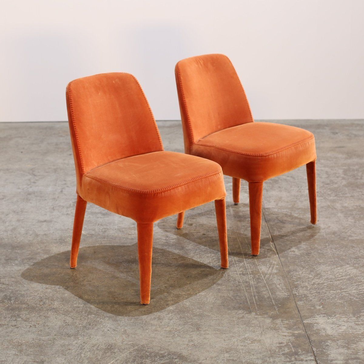 Maxalto Orange Febo Dining Chair By Antonio Citterio, Set Of Two photo 1800.0