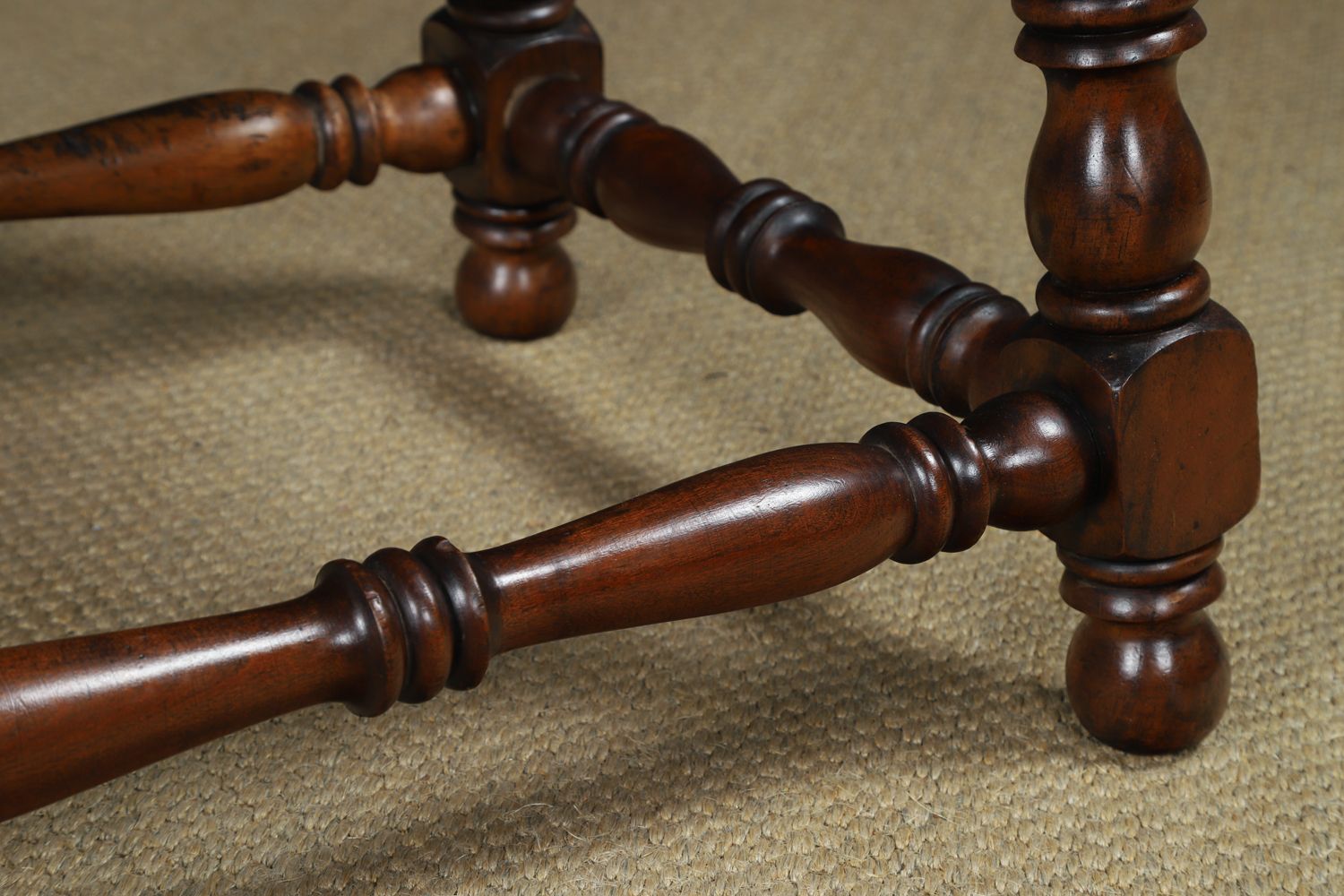 Furniture French Victorian Rectangular Walnut Small Occasional / Side / Coffee Somerset Map Table (Circa 1890) photo