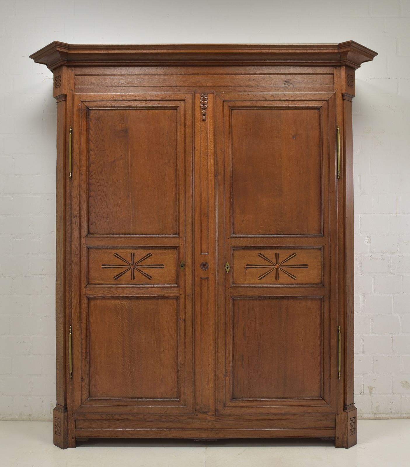 Hallway Cupboard Restored Biedermeier Oak Wardrobe Hall Cupboard photo furniture