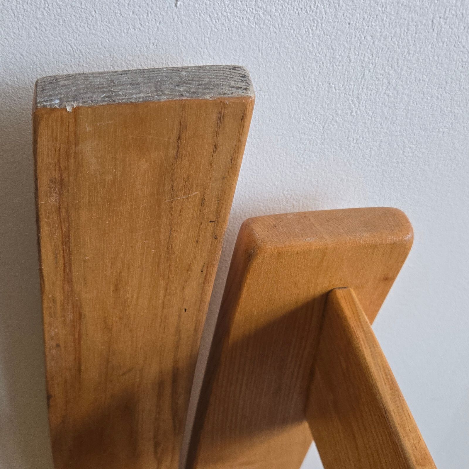 Furniture Gorgeous Pair Of Vintage 1970 Elm Chairs Dlg Charlotte Perriand Chapo photo