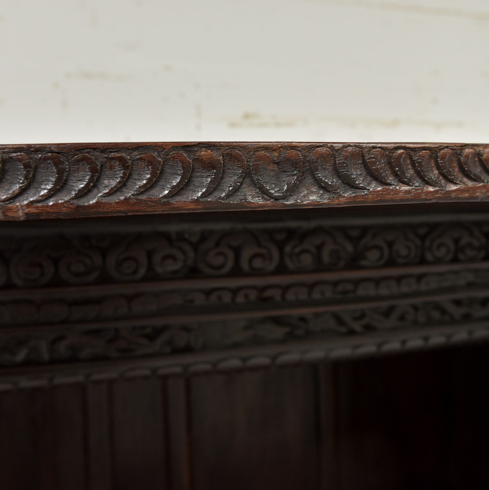 photo for sale Indian Shelf Restored Around 1840. Rajasthan Colonial Furniture Made Of Solid Teak.