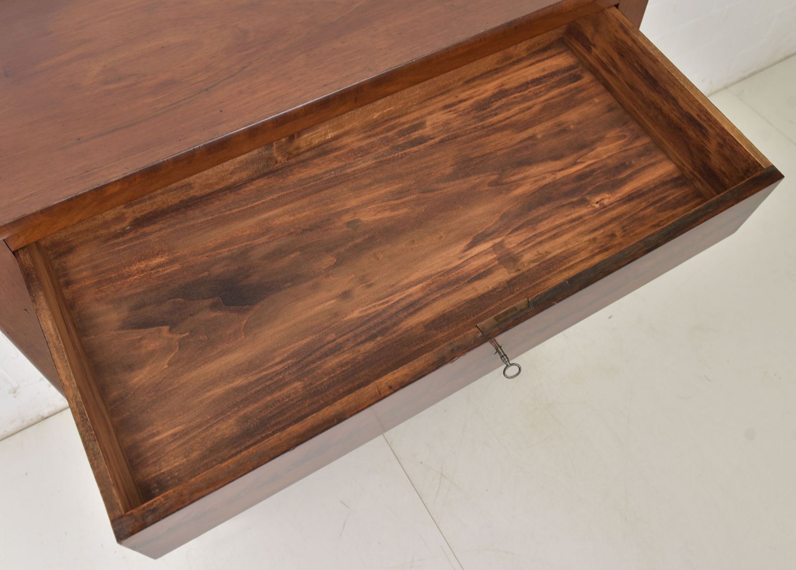 Antique! Narrow Chest Of Drawers Restored Mahogany Louis Philippe Circa 1880 photo for sale