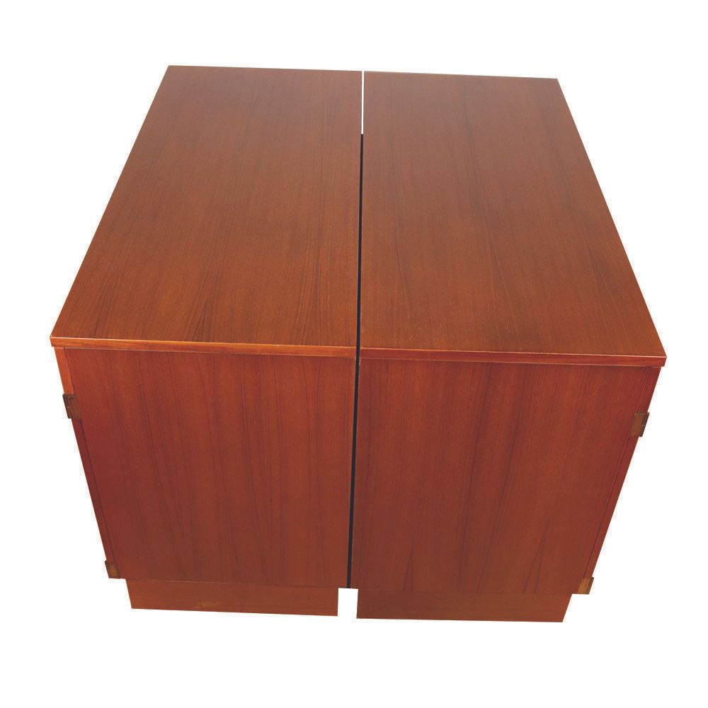 Swedish Sideboard In Teak By Bertil Fridhagen For Bodafors, 1960s, Set Of 2 photo vinterior