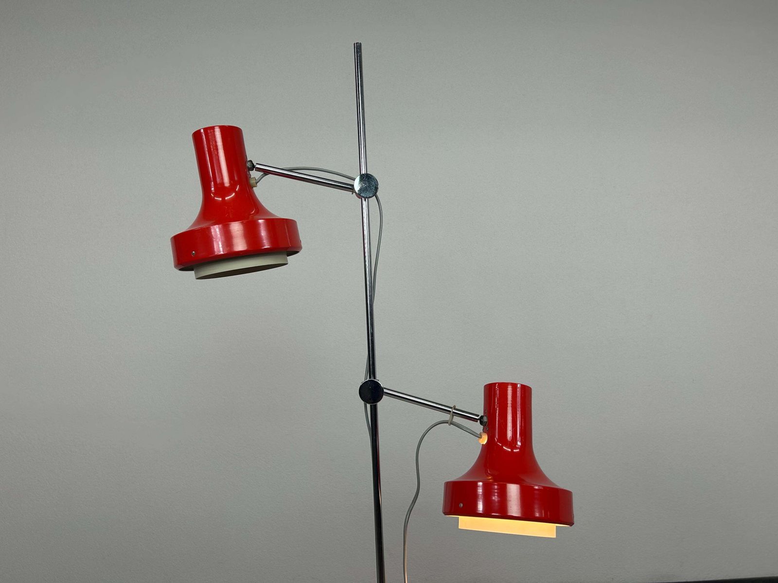 Red Floor Lamp By Josef Hurka For Napako photo vintage