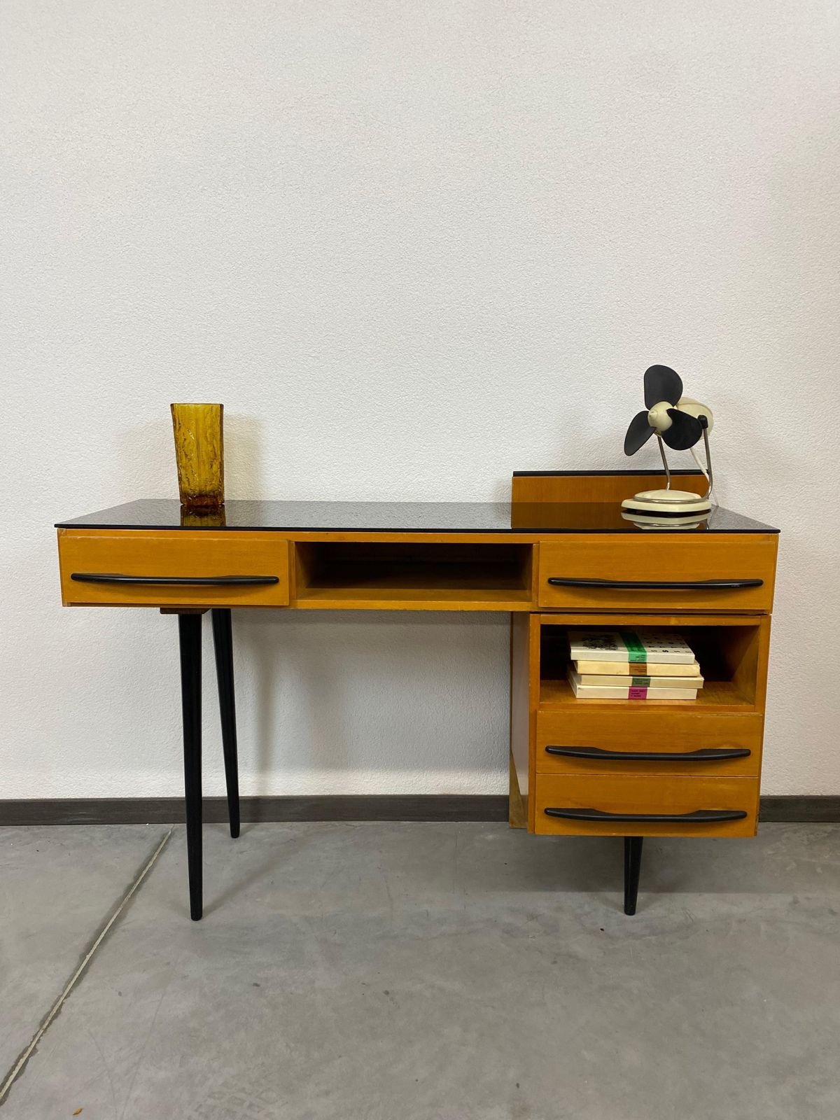 Writing Desk With Cabinet By Mojmír Požár For Up Závody Bučovice photo for sale
