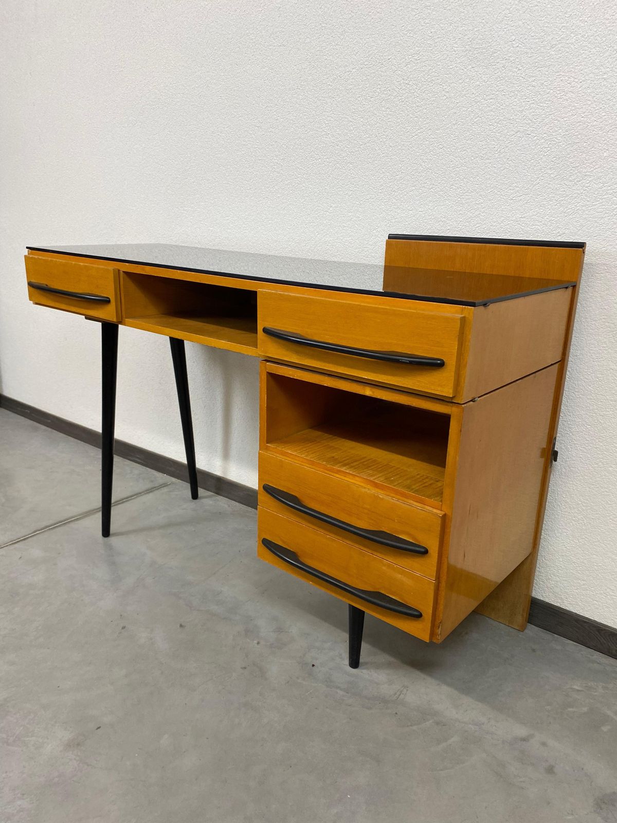 Writing Desk With Cabinet By Mojmír Požár For Up Závody Bučovice photo vinterior