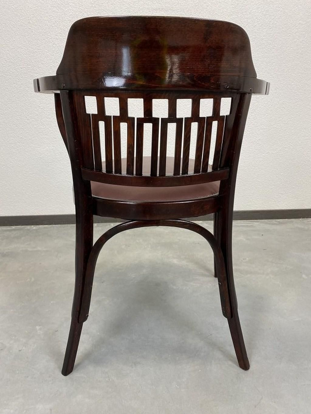 Office Chair Nr.714 By Otto Wagner For J.J.Kohn photo 1368.0