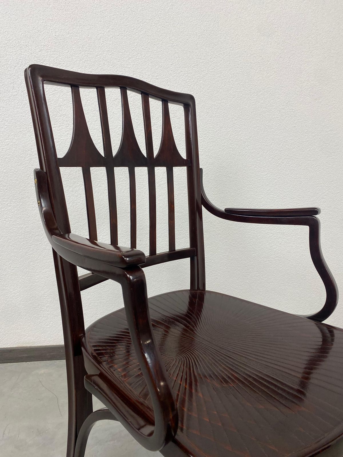Secession Desk Chair Nr.327 By Koloman Moser For J.&J.Kohn photo for sale