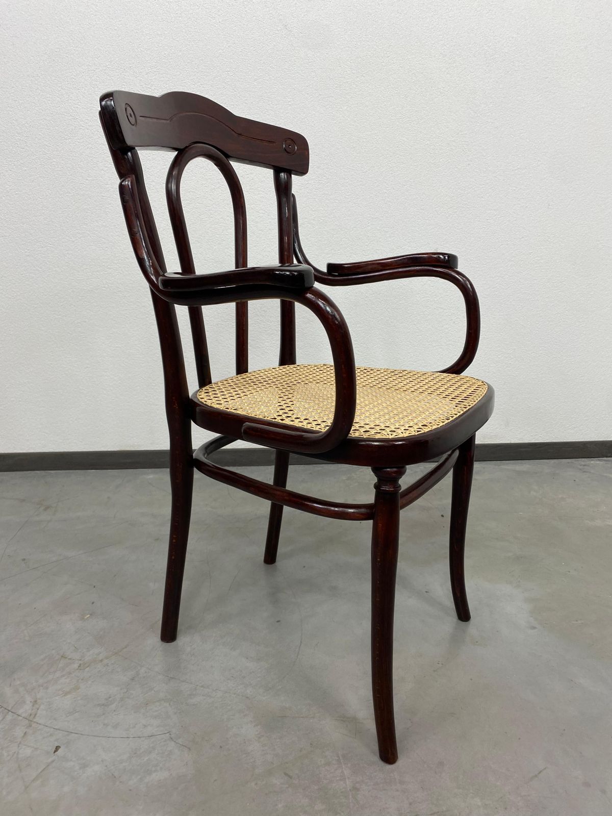 Thonet Office Chair With Rattan Seat photo furniture