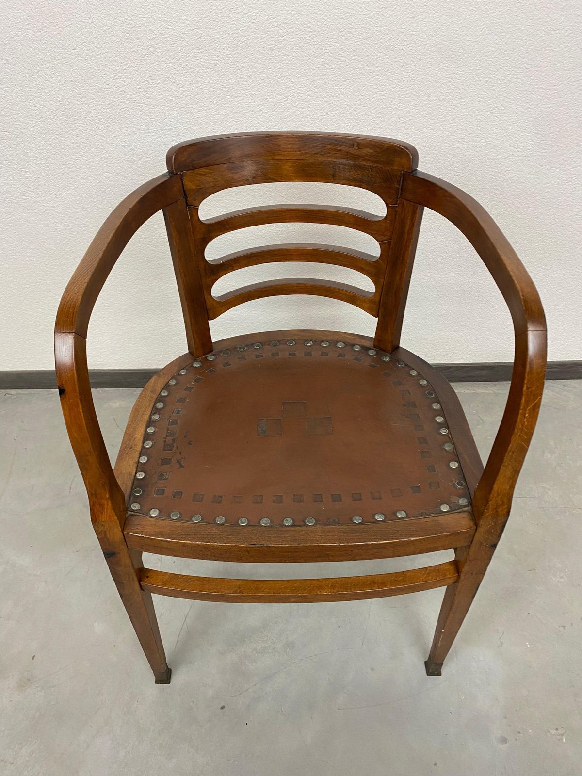 Secession Office Chair By Joseph Maria Olbrich photo vintage