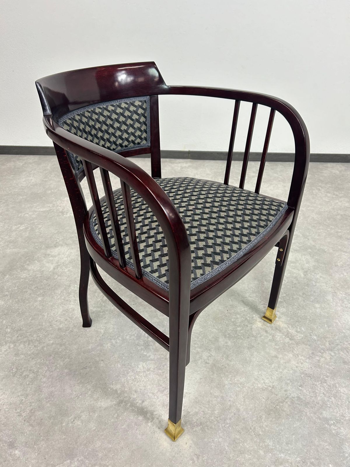 Secession Office Chair No.6513 By Otto Wagner photo for sale