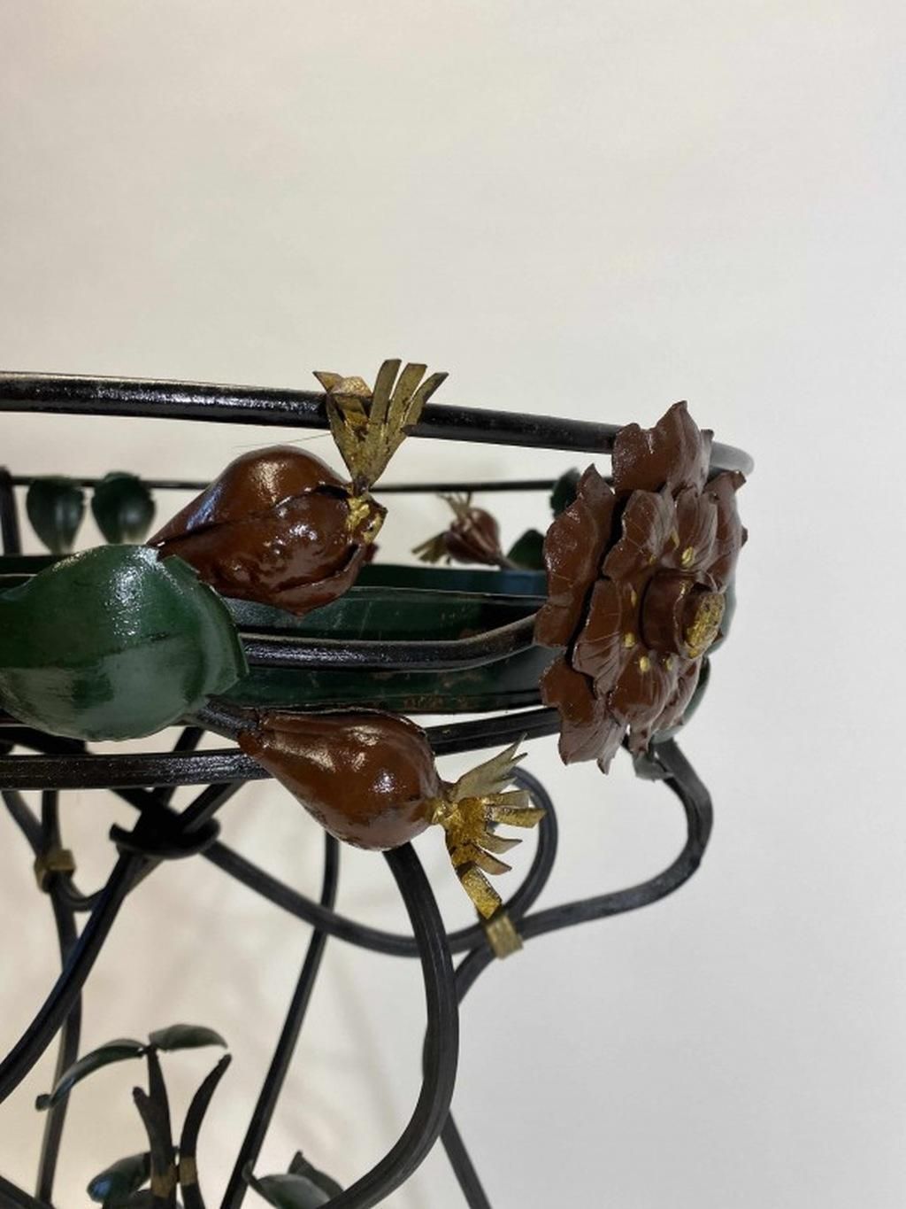 Art Nouveau Forged Flower Stand photo vinterior