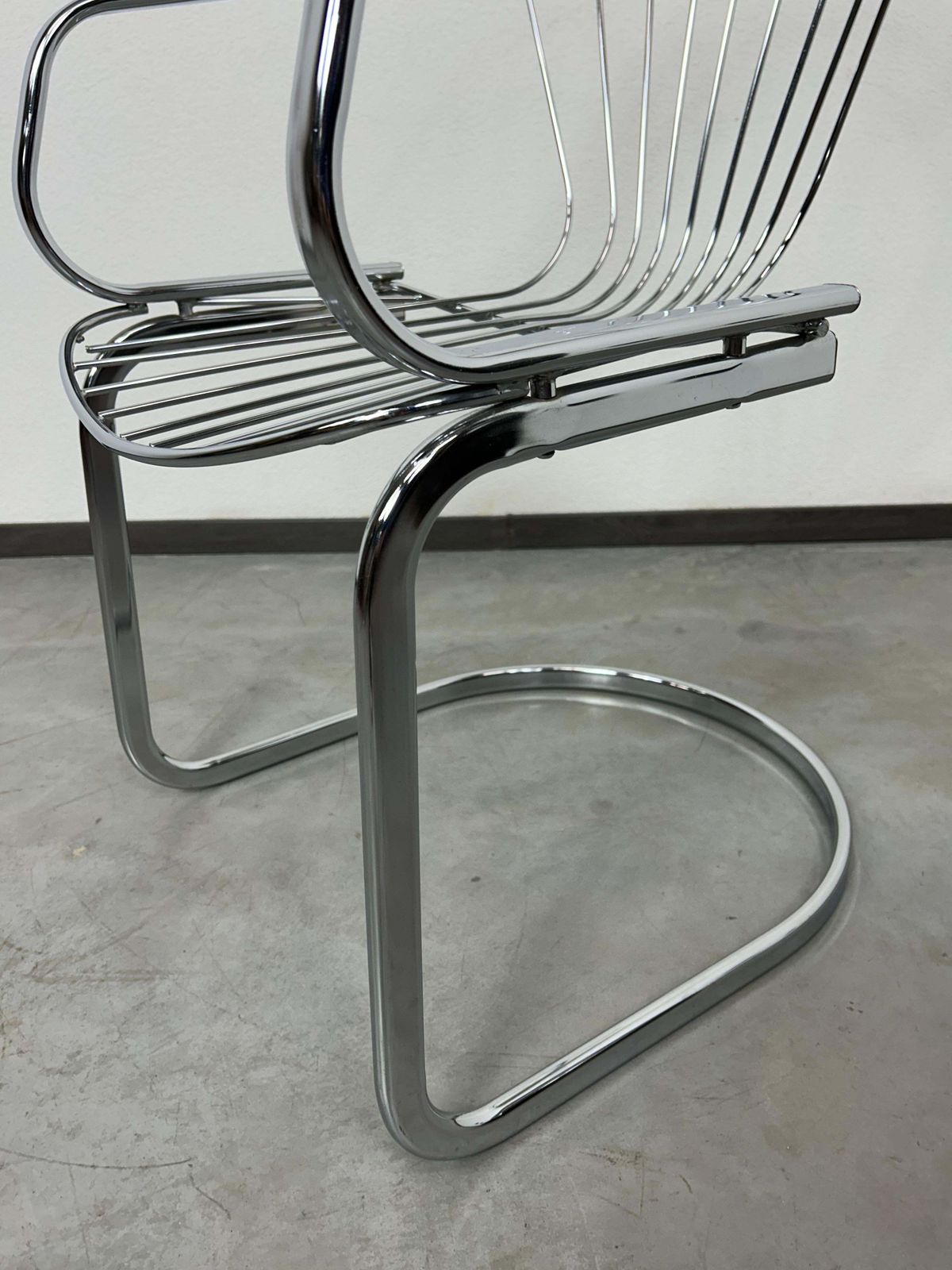 6x Mid Century Desing Dining Chairs By Gastone Rinaldi For Rima Italy photo vintage