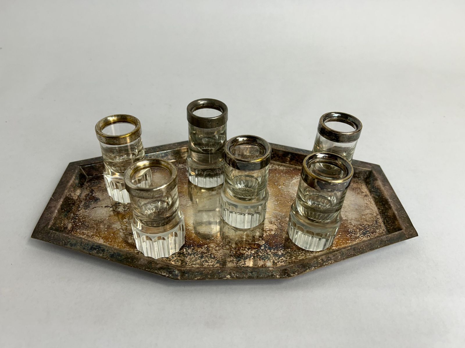 Set Of 6 Shot Glasses By Adolf Loos For Bakalowits & Söhne photo for sale