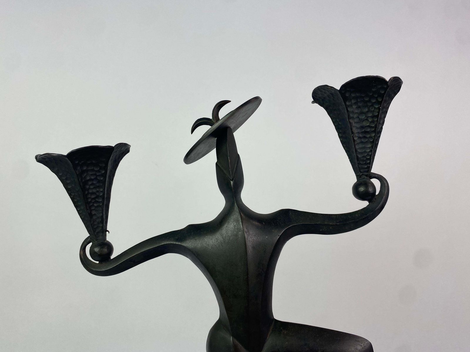 Candlestick Dancing Clown Dagobert Pechce Wiener Werkstatte photo furniture