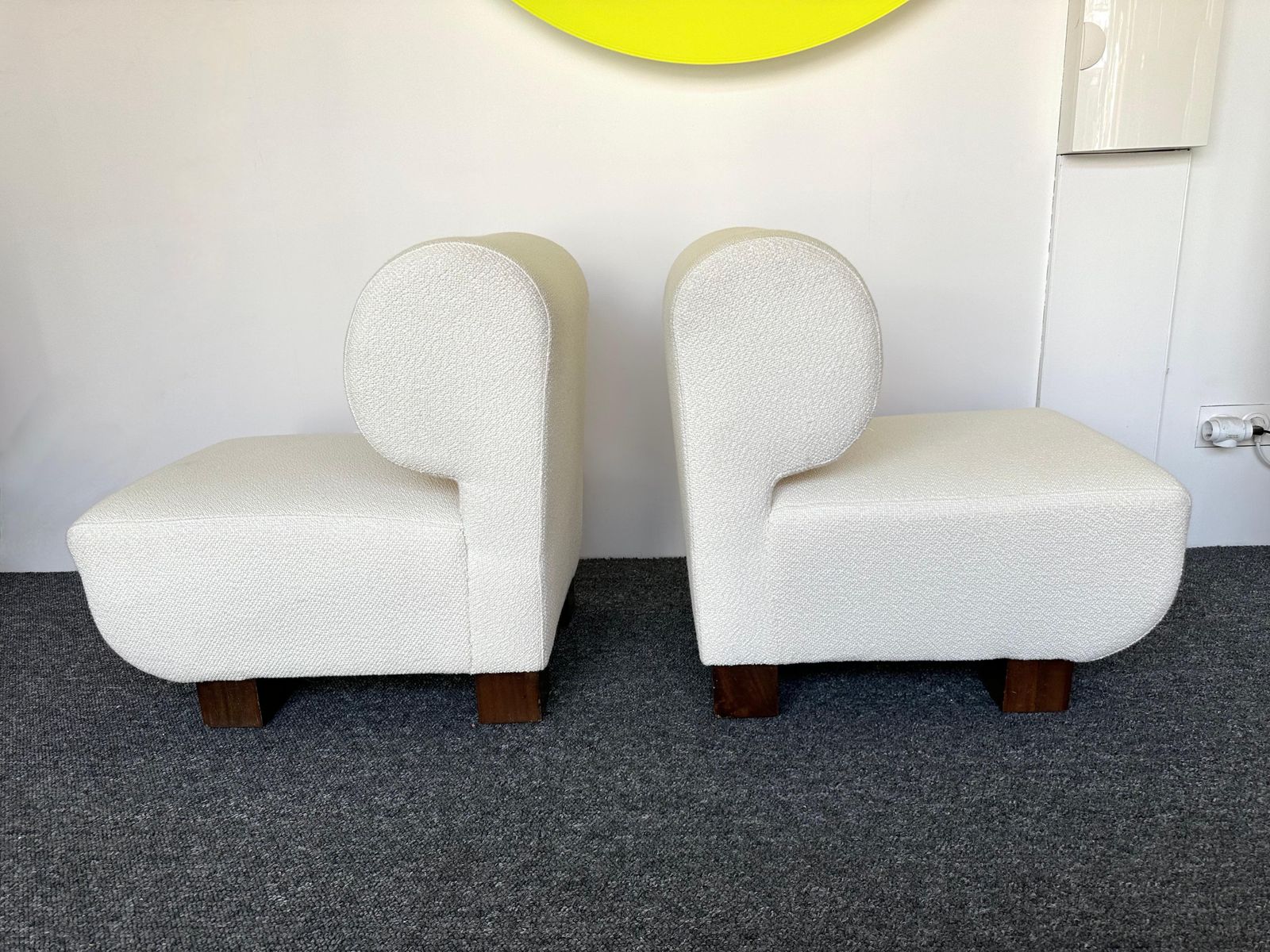 5131.0 Pair Of Slipper Chairs P, Italy, 1970s photo