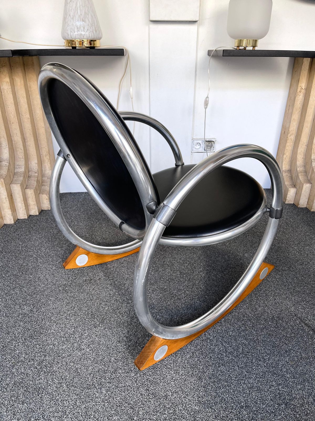 Rocking Chair Dondolo By Verner Panton For Ycami, Italy, 1990s photo furniture