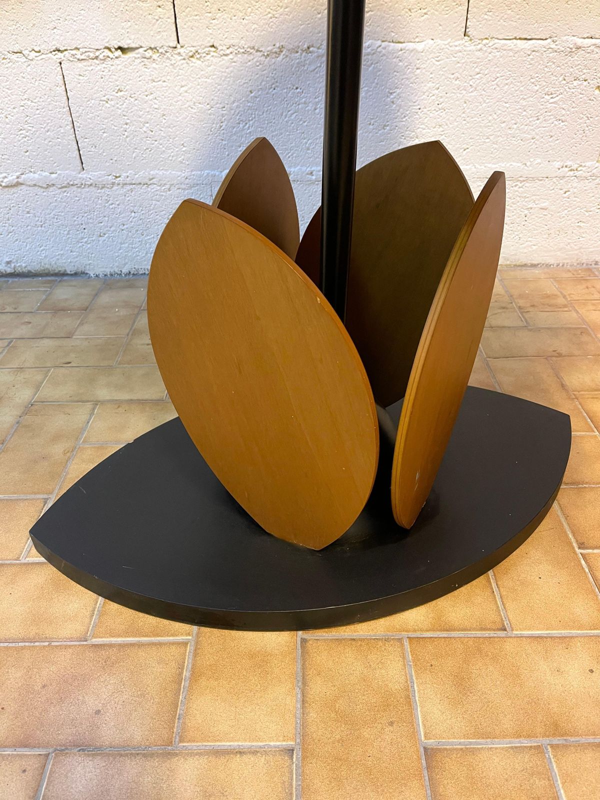 Wood Flower Modular Table. Italy, 1980s photo furniture