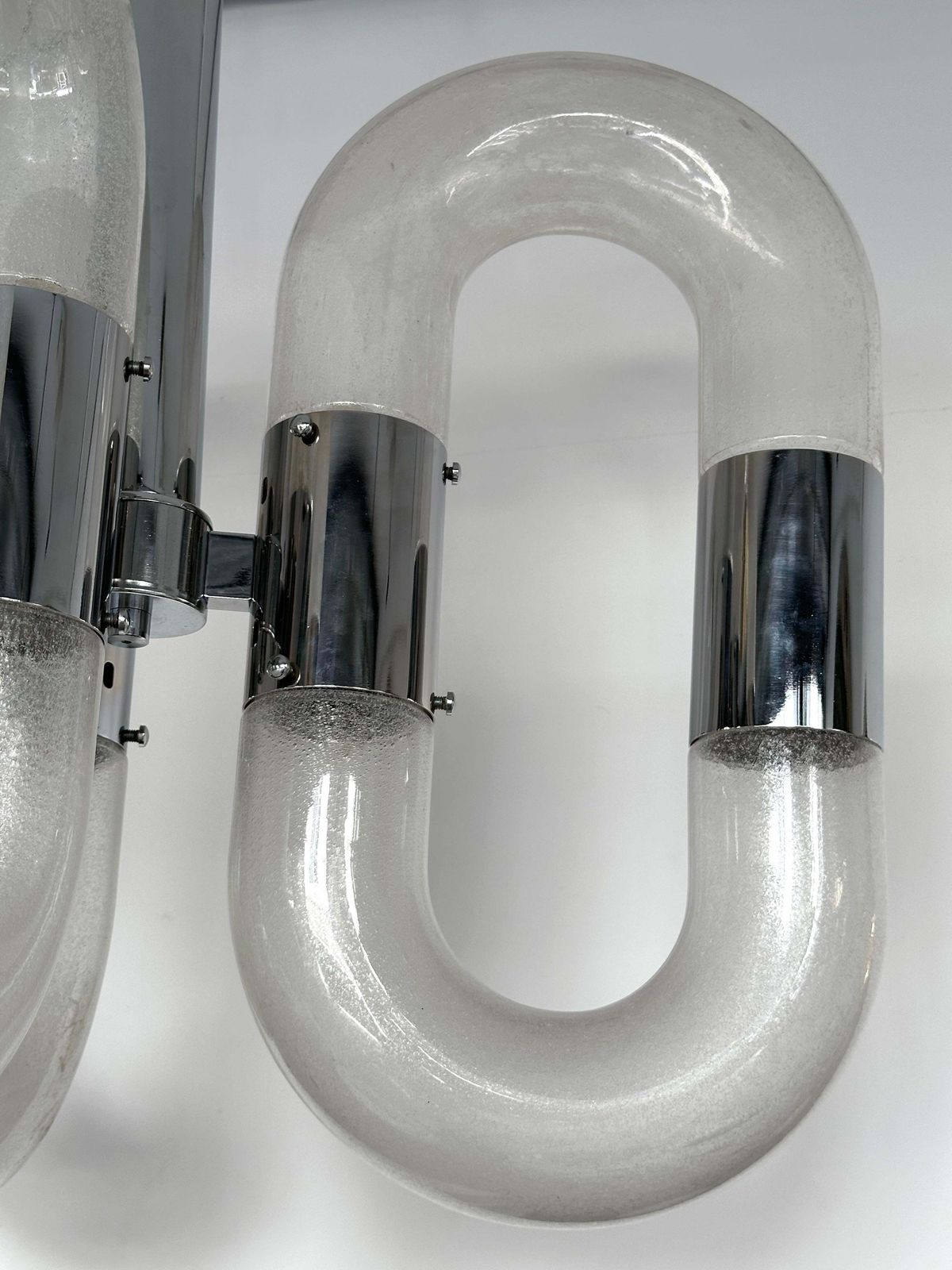 photo furniture Chandelier Murano Glass And Metal By Aldo Nason For Mazzega, Italy, 1970s