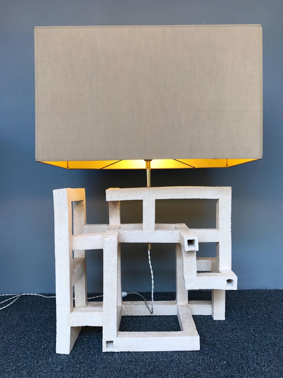 Contemporary Ceramic Lamp Labyrinth, Italy photo furniture