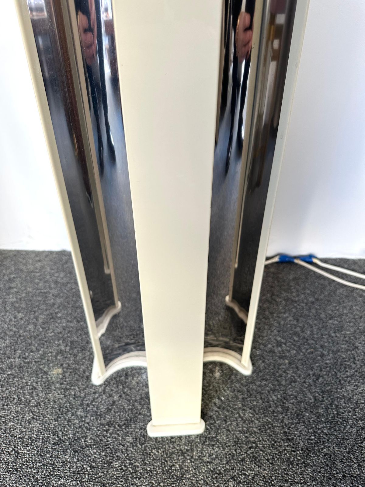 photo furniture Mid Century Modern Murano Glass And Metal Floor Lamp By Esperia, Italy, 1970s