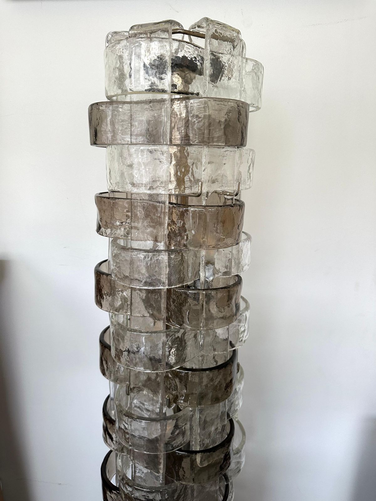 11118.0 Floor Lamp Lt378 Murano Glass By Carlo Nason For Mazzega, Italy, 1970s photo