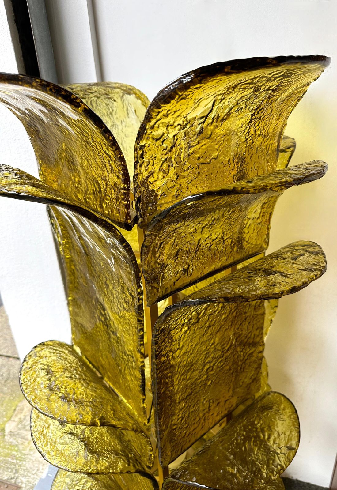 photo for sale Cactus Floor Lamp Murano Glass By Carlo Nason For Mazzega, Italy, 1970s