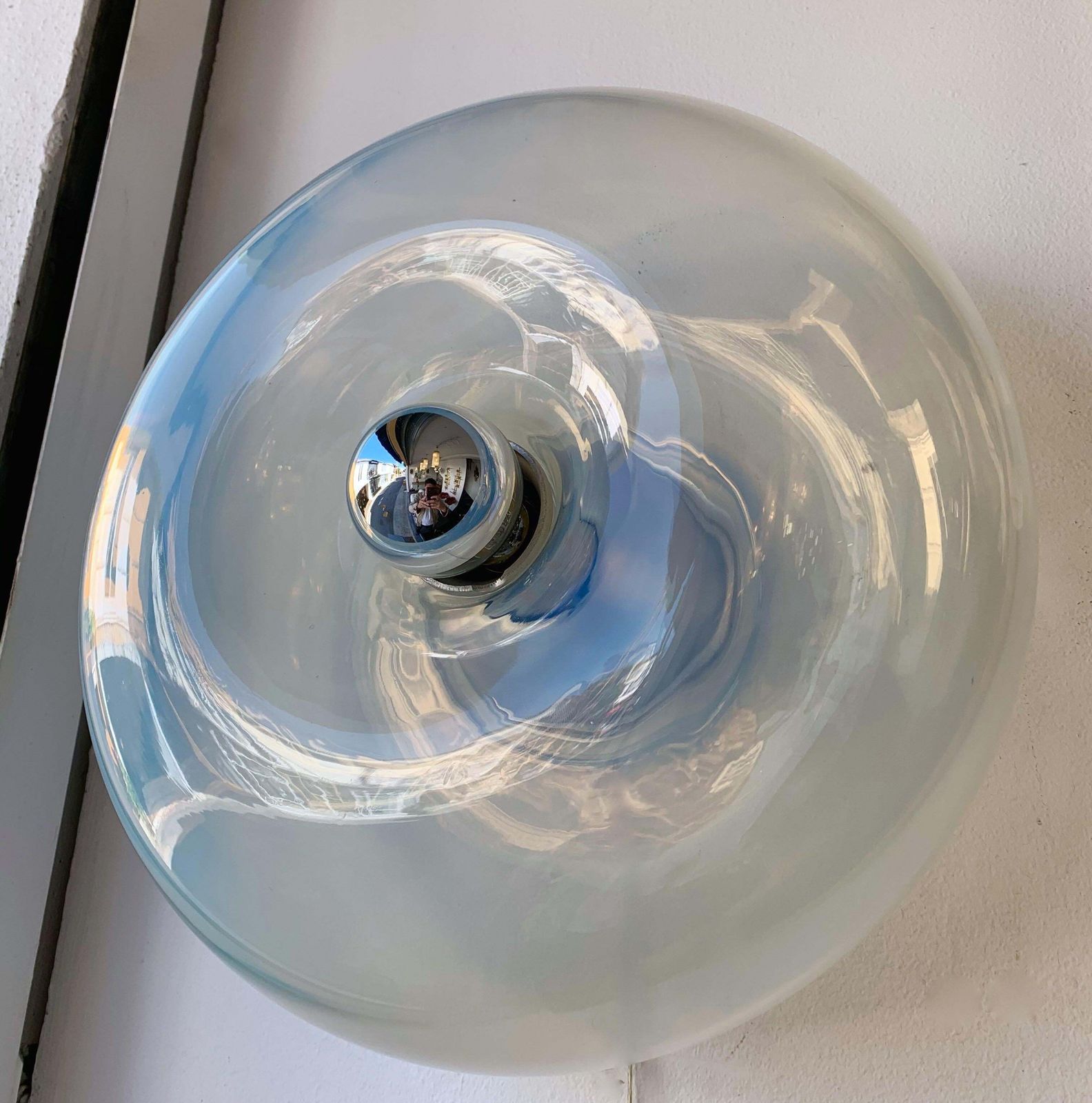 Pair Of Sconces Panta Murano Glass By Giusto Toso For Leucos, Italy, 1970s photo vintage