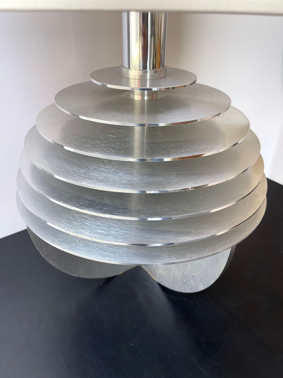 Pair Of Metal Saturn Lamps By Banci, Italy, 1970s photo furniture