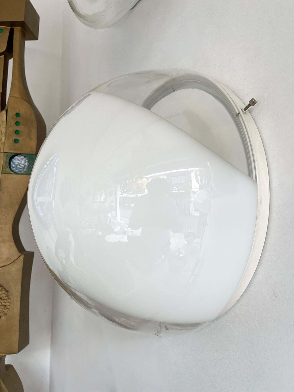 Pair Of Sconces Murano Glass Lp245 By Mazzega, Italy, 1970s photo vintage