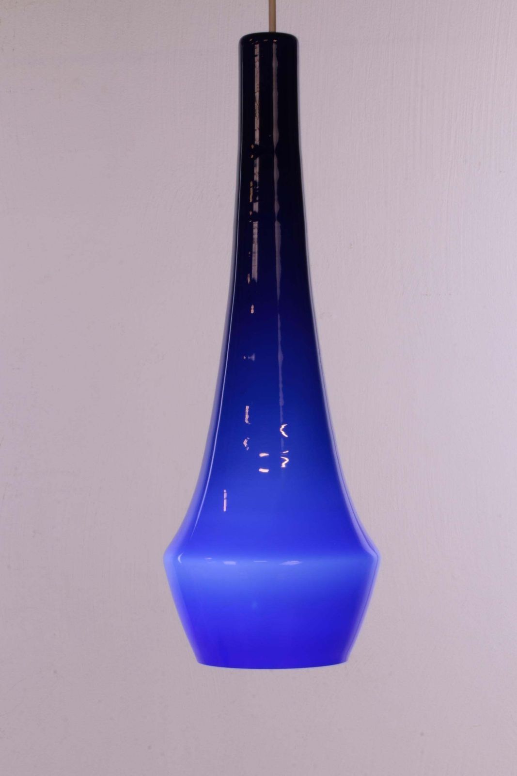 Holmegaard Glass Hanging Lamp Design Louis Poulsen, 1960 Denmark photo 641.0