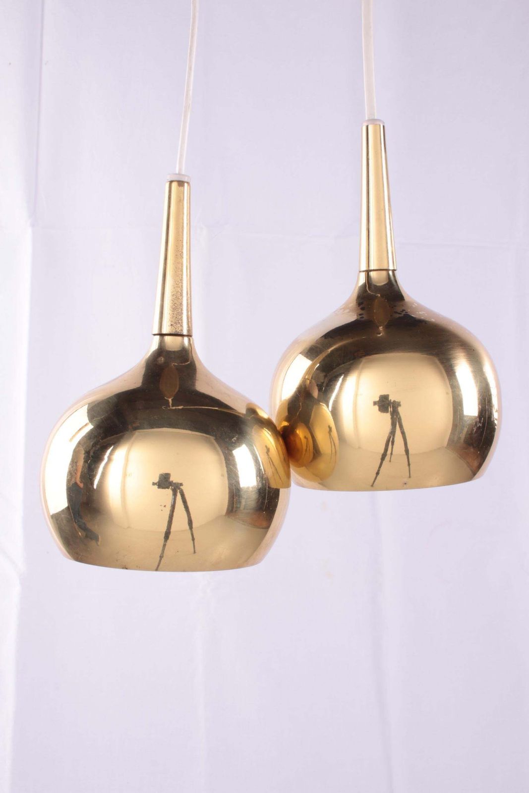 Pair Of Pendant Lamps By Hans Agne Jakobsson For Markaryd Ab, 60s photo furniture
