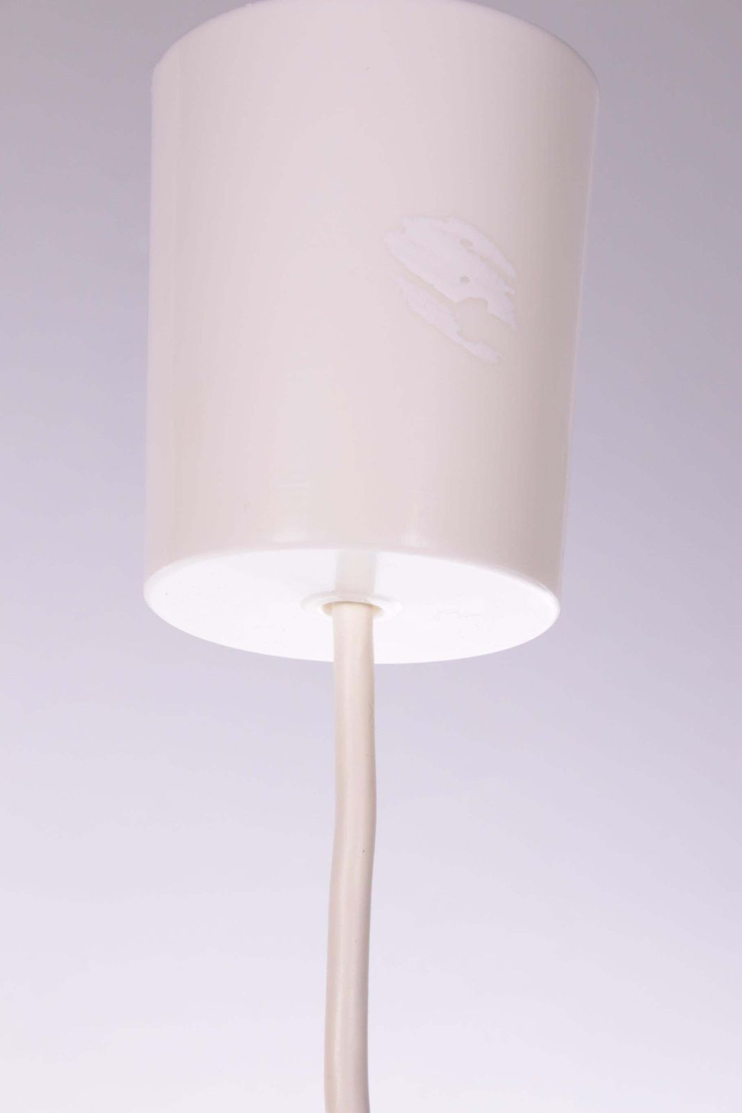 Lighting Vintage Milk Glass Hanging Lamp By Peill Und Putzler, 1960s photo