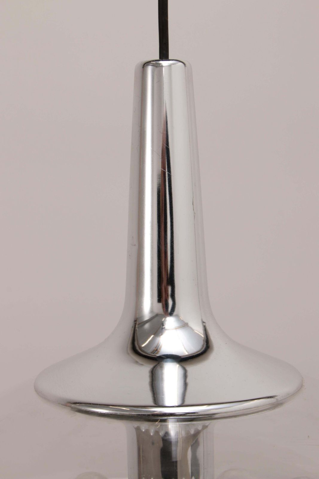 photo buy Vintage Glass Hanging Lamp By Peill & Putzler, Circa 1960