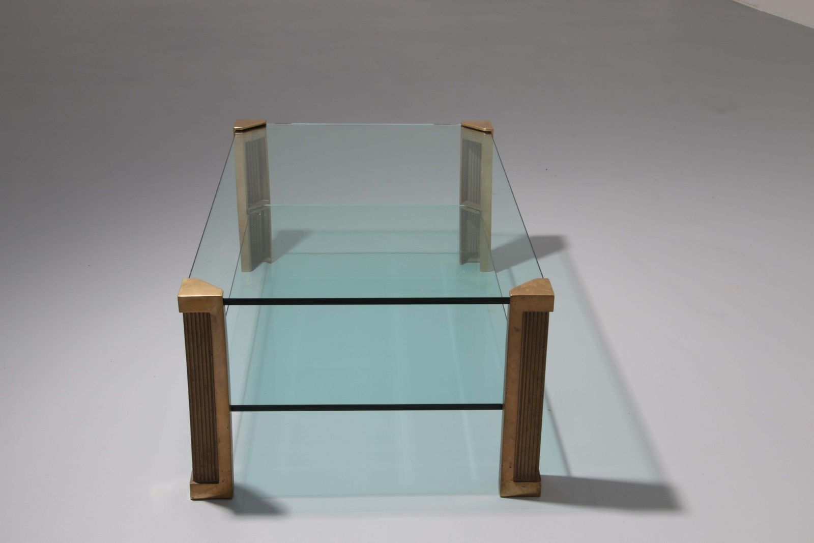 Peter Ghyzcy Brass Salontable Model T14d 1970 Dutch Design photo vinterior