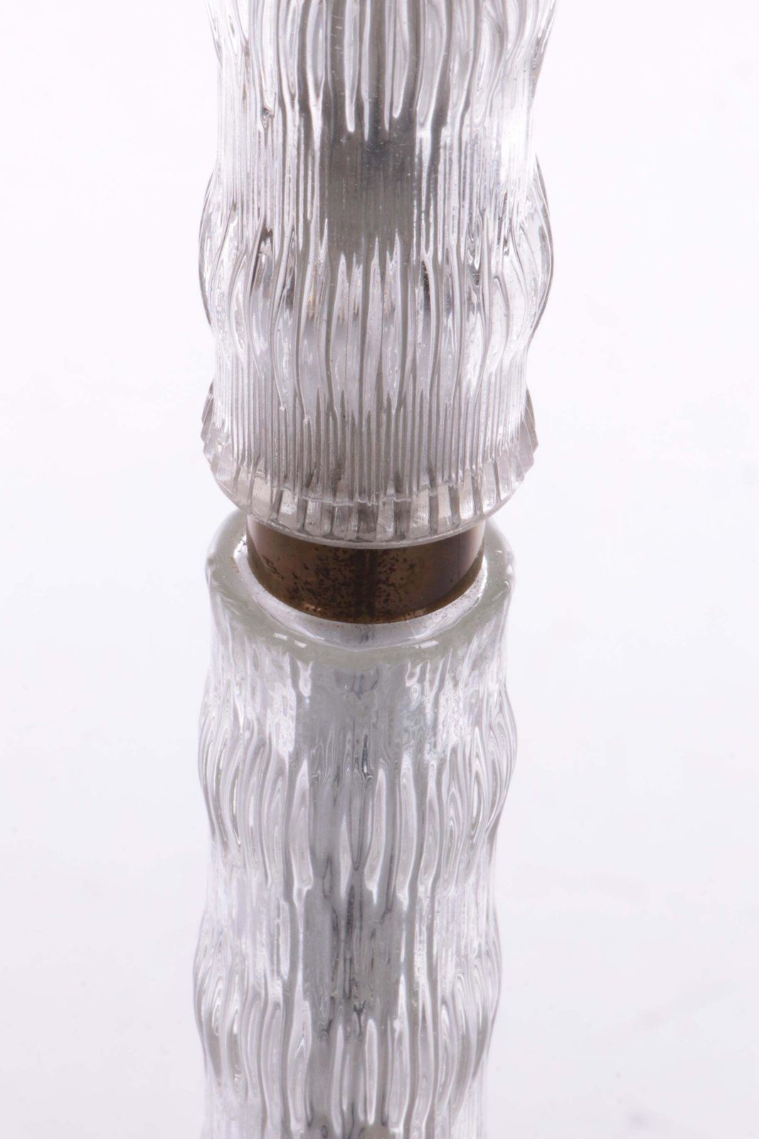 photo furniture Floor Lamp With Glass Tubes And Brass Details, 1960s