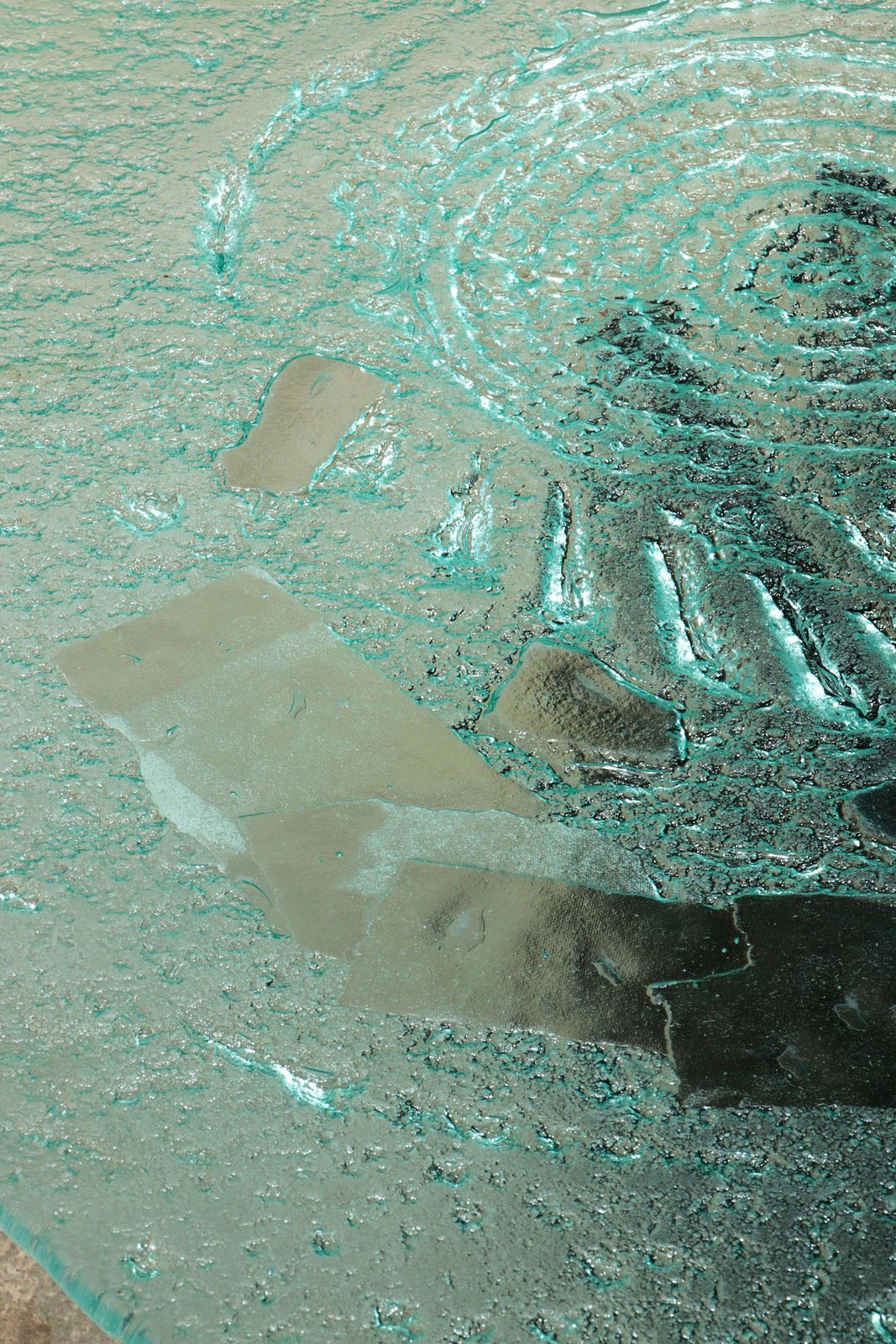 Sculptural Glass Coffee Table By Heinz Lilienthal 1970, Germany photo buy