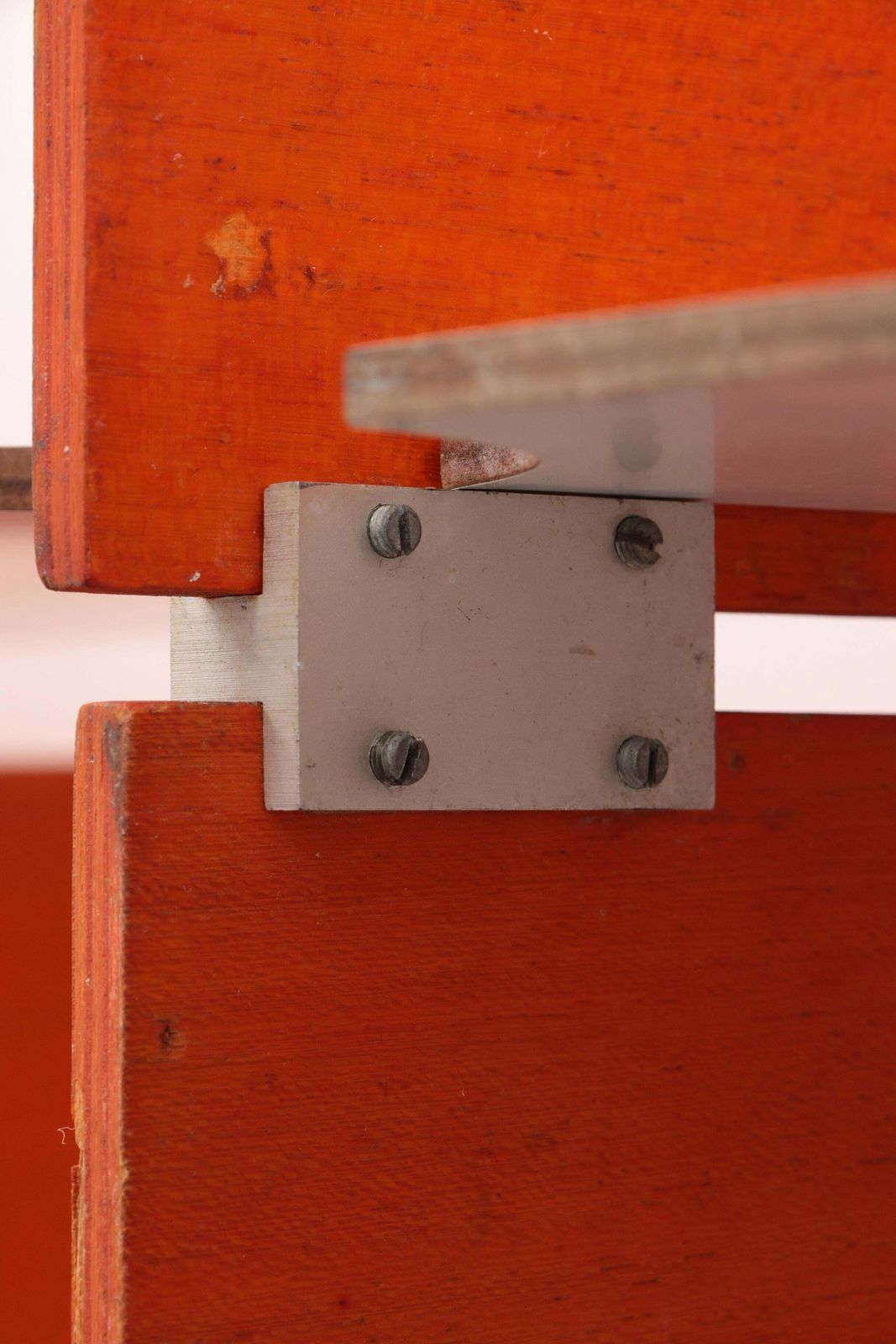 Furniture Modular French Wall Furniture Orange Made In The 60s photo