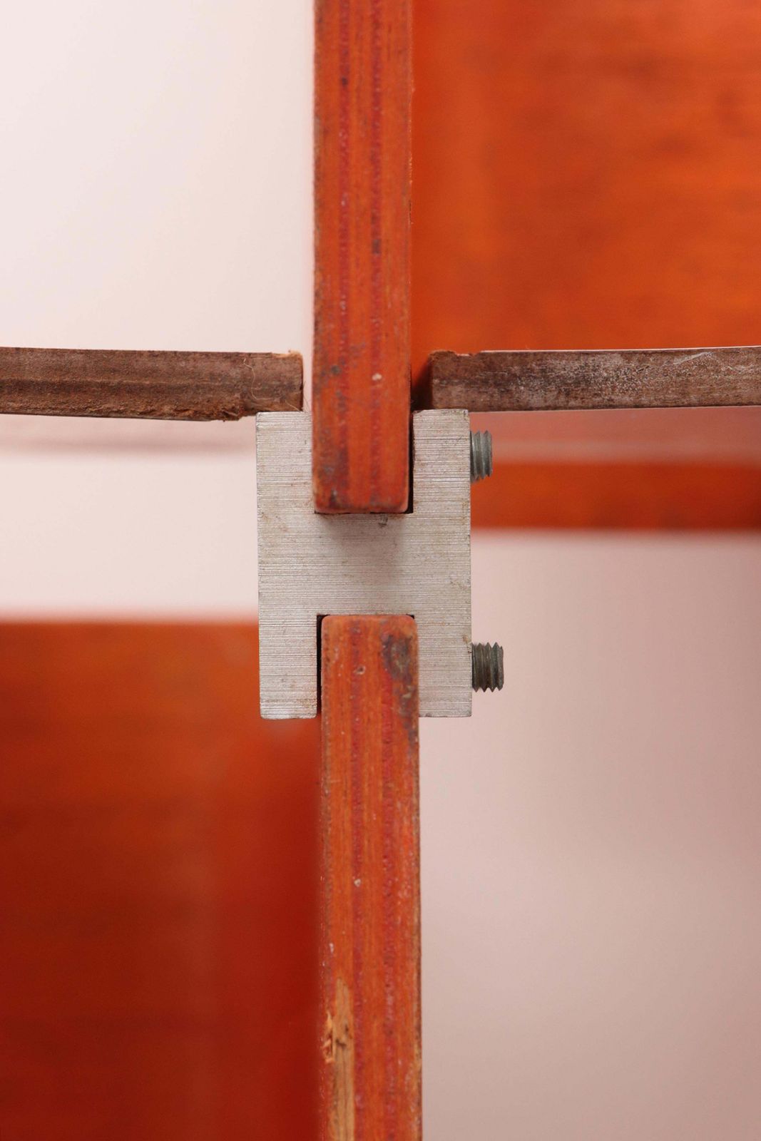 2993.0 Modular French Wall Furniture Orange Made In The 60s photo