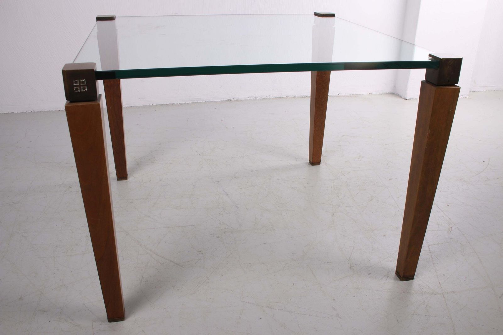 Peter Ghyzcy Coffee Table With Wooden Legs Model T56/2 photo for sale