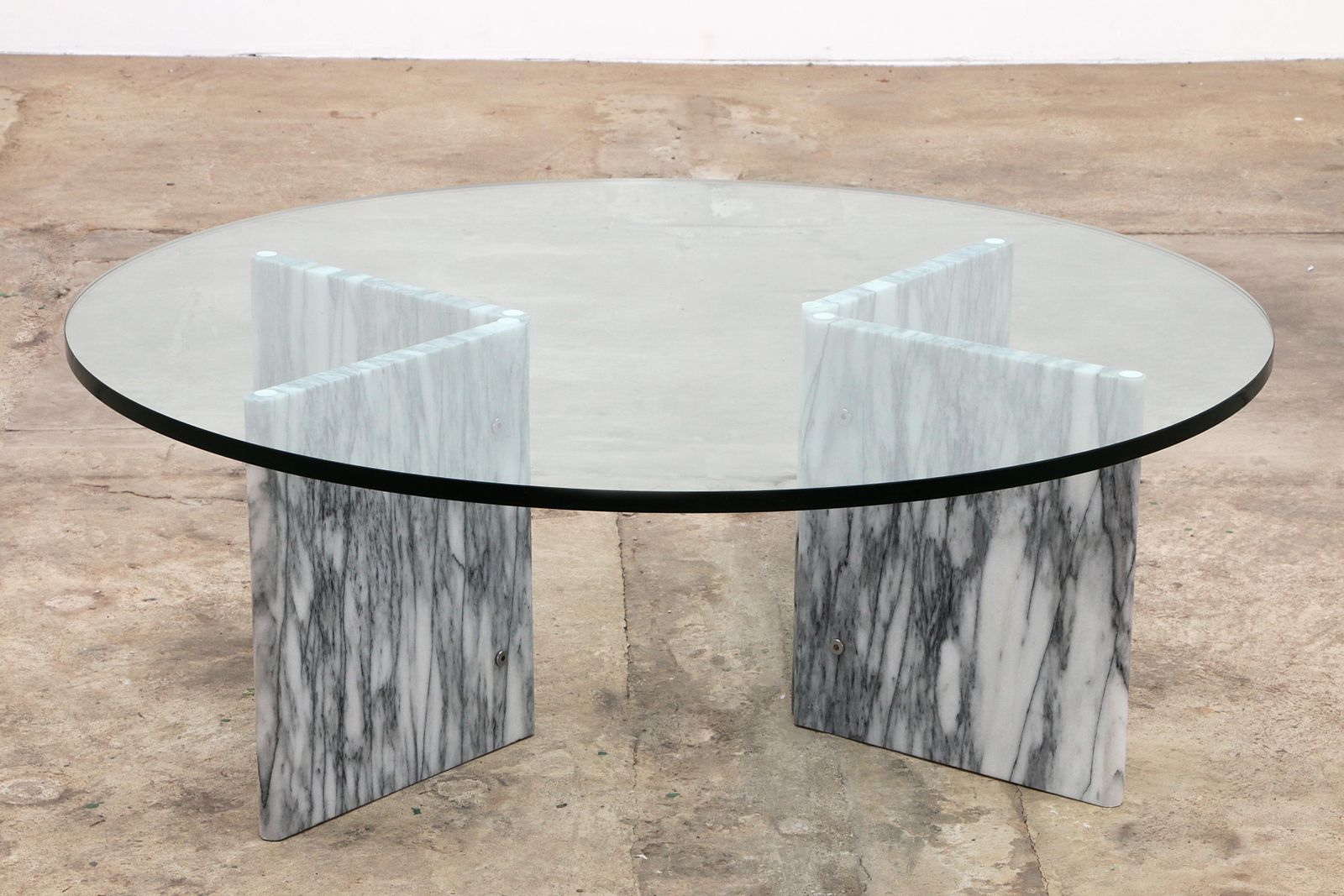 Vintage Design Italian Marble Vintage Coffee Table, 1970s Italy photo Furniture