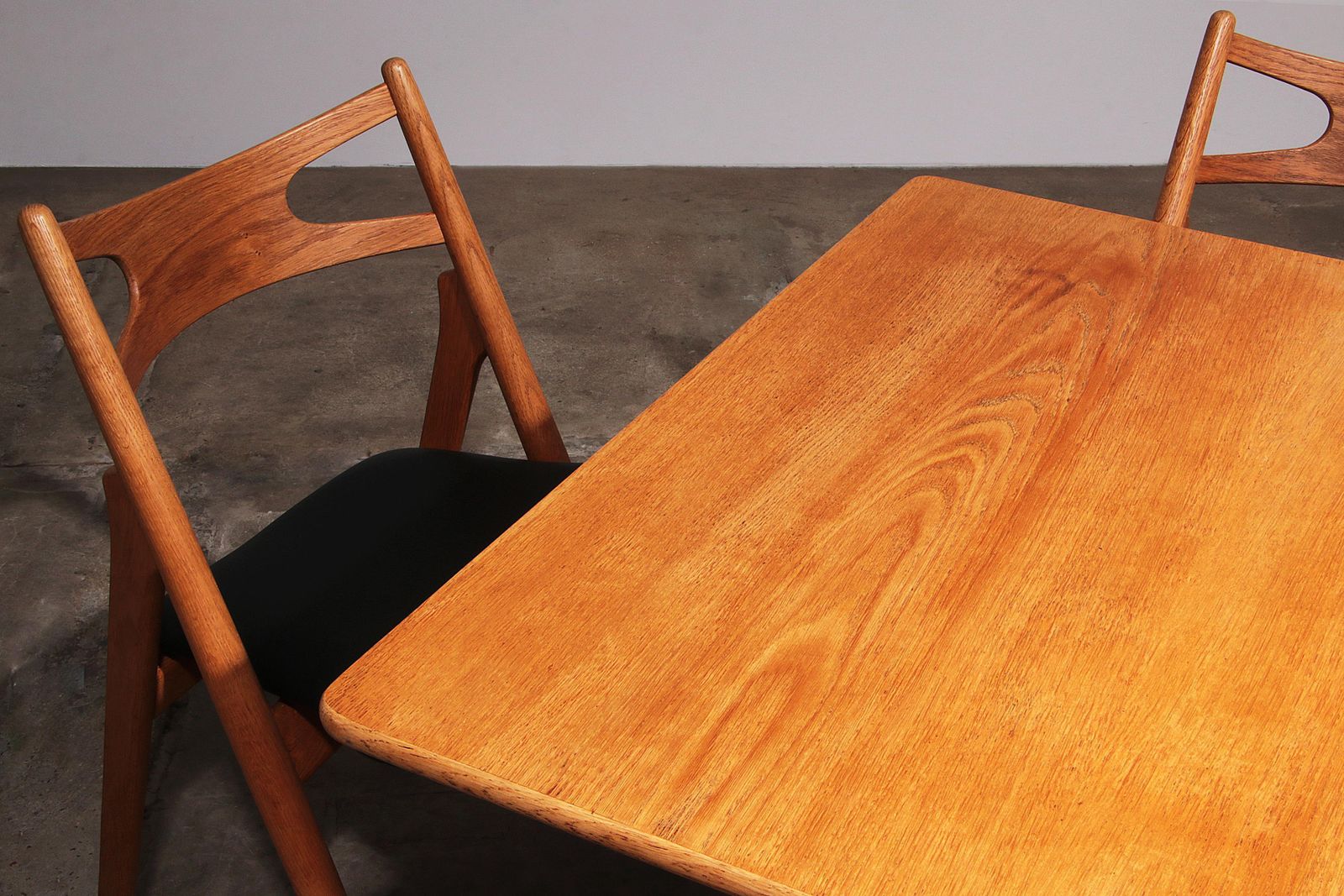 Hans J Wegner Dining Room Set 8 Ch29 Sawbuck Chairs & At 310 Table photo Furniture
