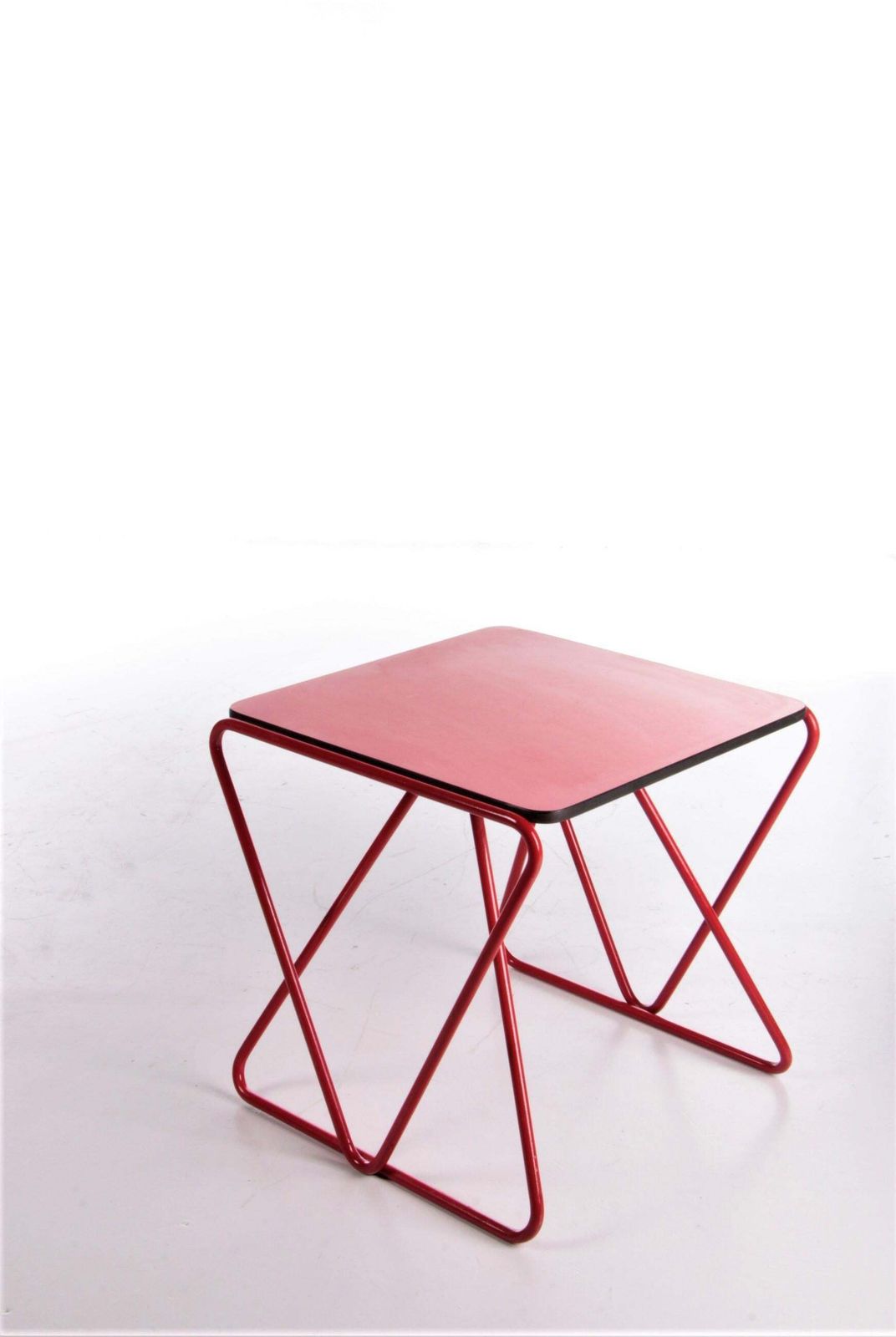 photo furniture Rare Side Table Designed By Walter Antonis For I Form, Holland, 1978