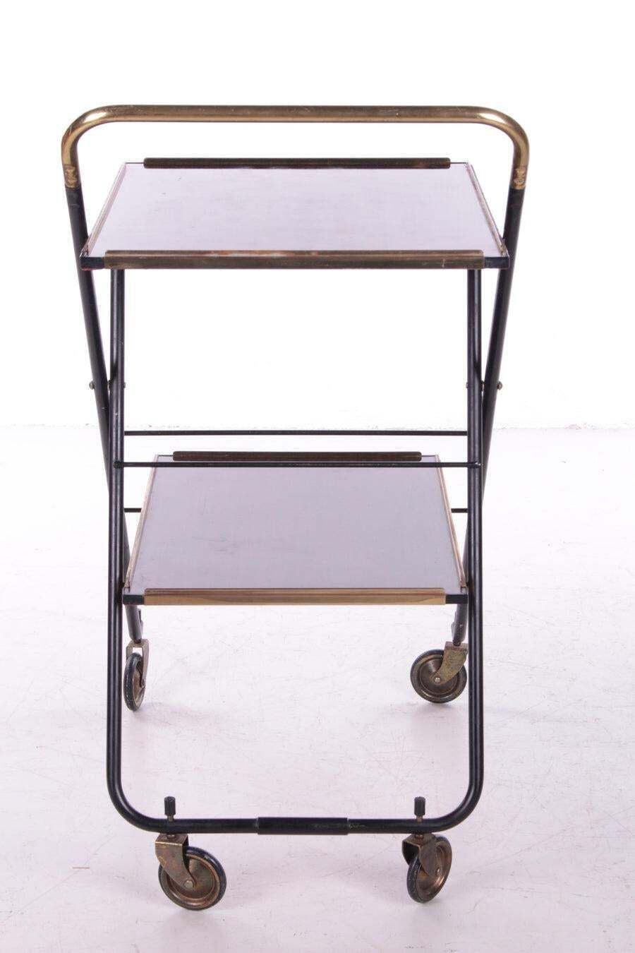 Vintage French Serving Trolley Or Drinks Trolley, 1960s photo for sale