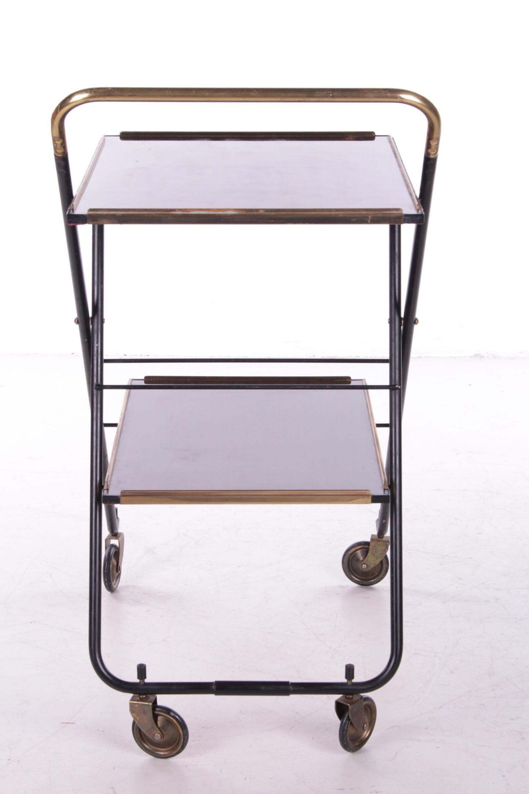 photo vinterior Vintage French Serving Trolley Or Drinks Trolley, 1960s