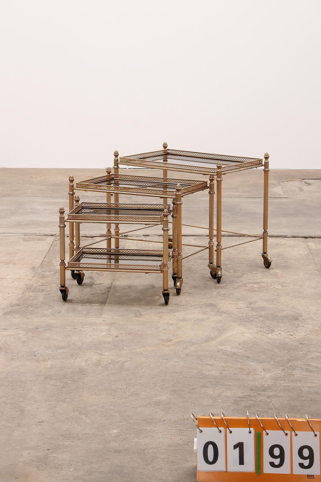 photo vinterior Maison Jansen Trolley S Three Tables Made In France In The 1950s
