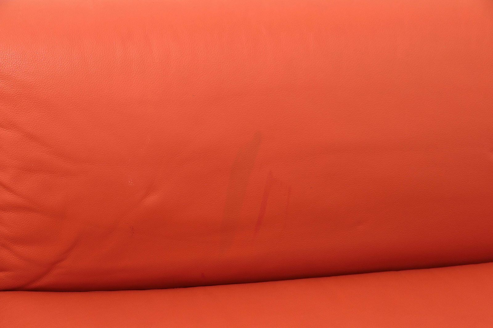 Amanta Modular Sofa In Orange Leather For C&B Italy, From Mario Bellini 1960s photo vinterior